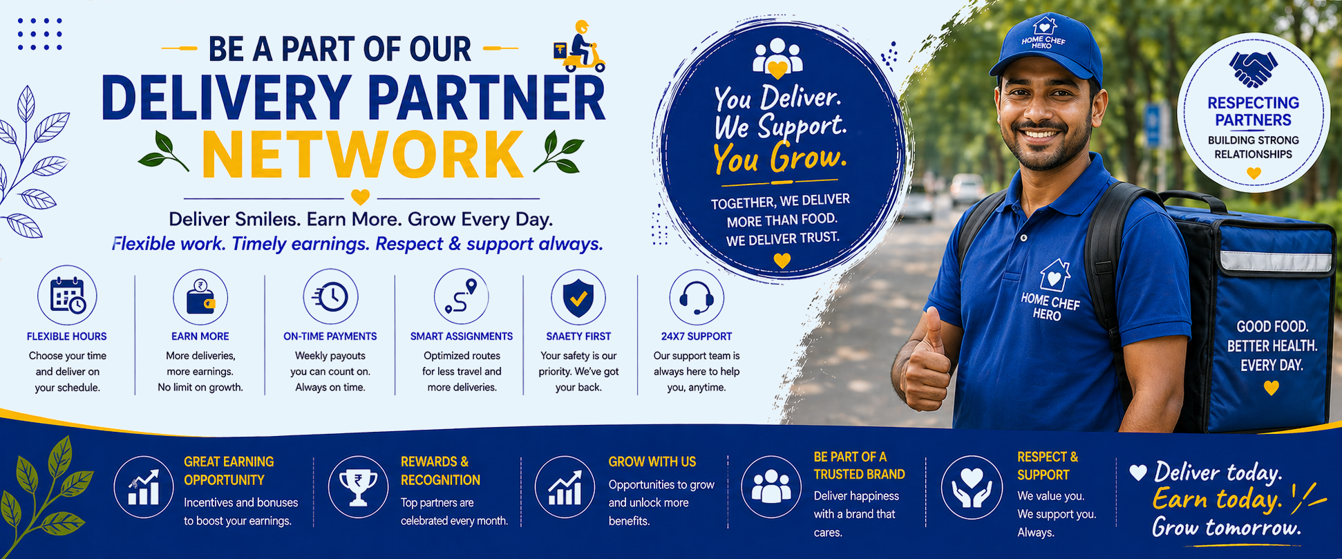 Be A Part Of Our Delivery Partner Network — Deliver Smiles. Earn More. Grow Every Day.